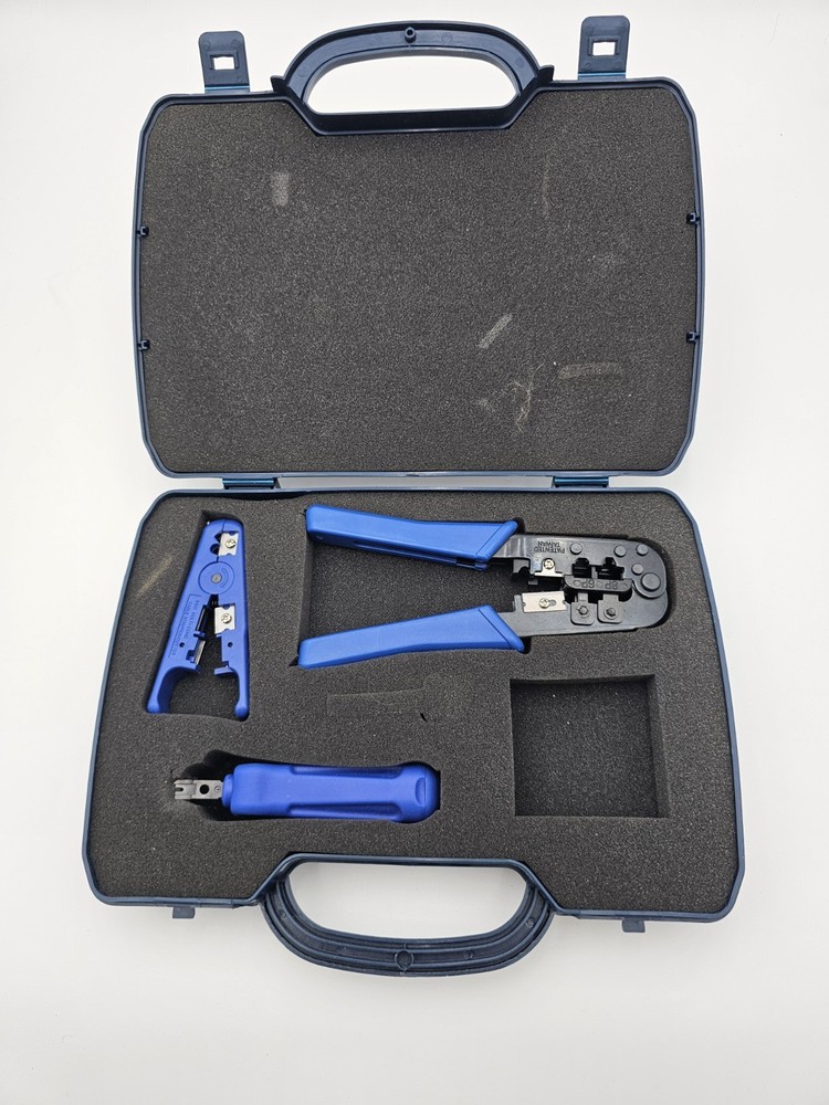 DataShark 70007 Ethernet Network Tool Kit w/RJ45 Crimp Tool, Stripper, Punchdown