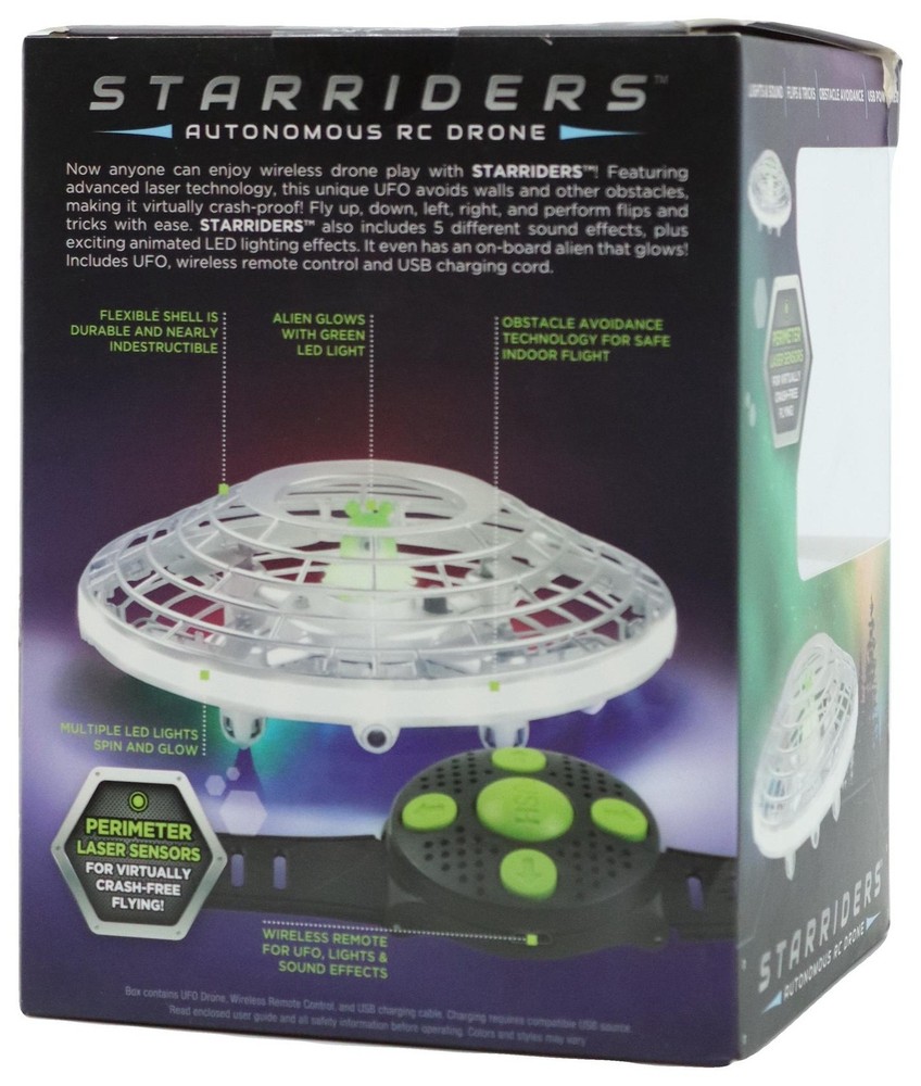 Starriders Autonomous Remote Control Drone: Gesture Control, USB Connection