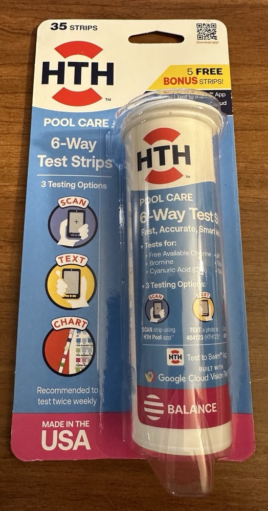 HTH Pool Care 6-Way Test Strips