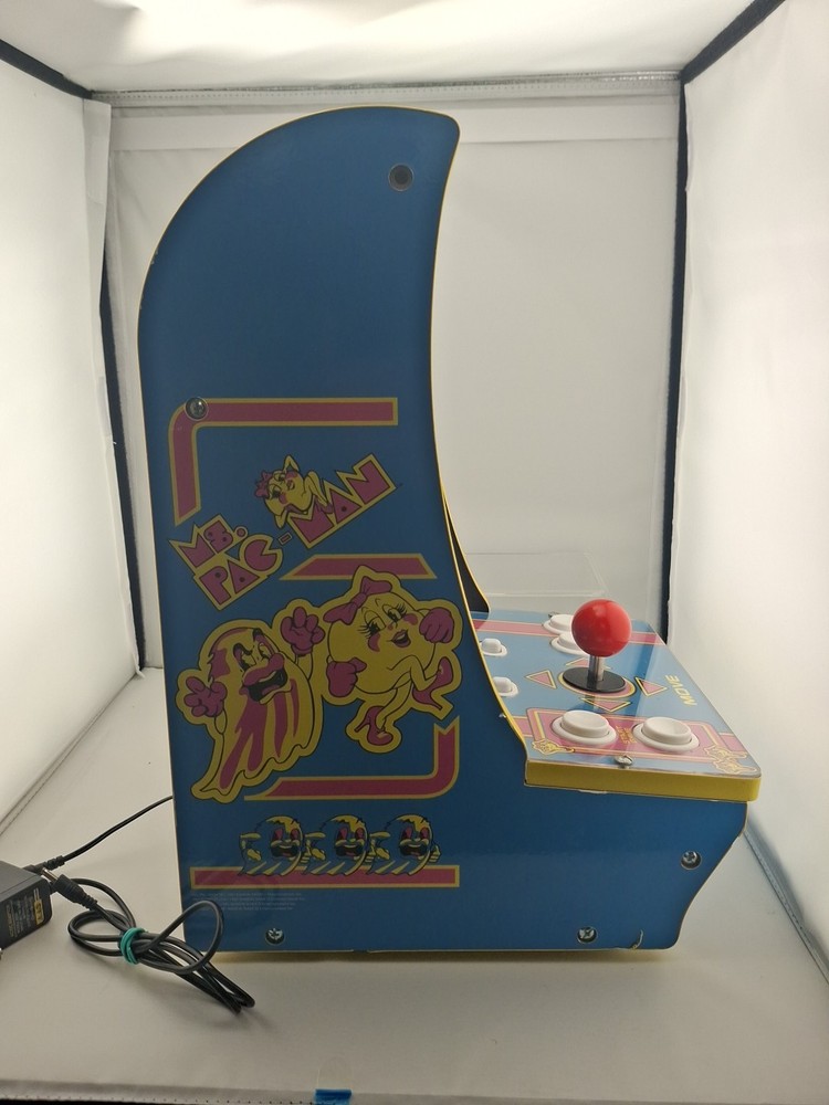 Arcade 1up 8261 Ms Pac-Man Tabletop Arcade GameSystem 16" Tested - works