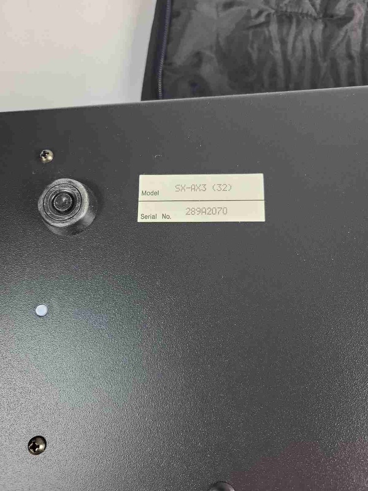 Technics SX-AX3 Synth Keyboard W/Case And Manual