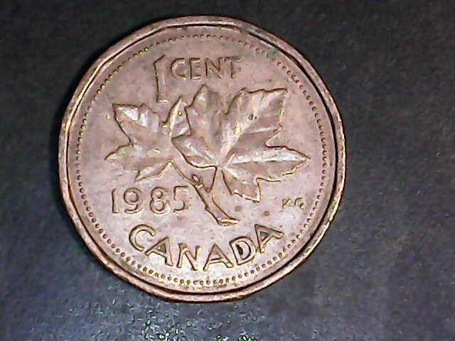 1985 Canadian Penny Blunt 5