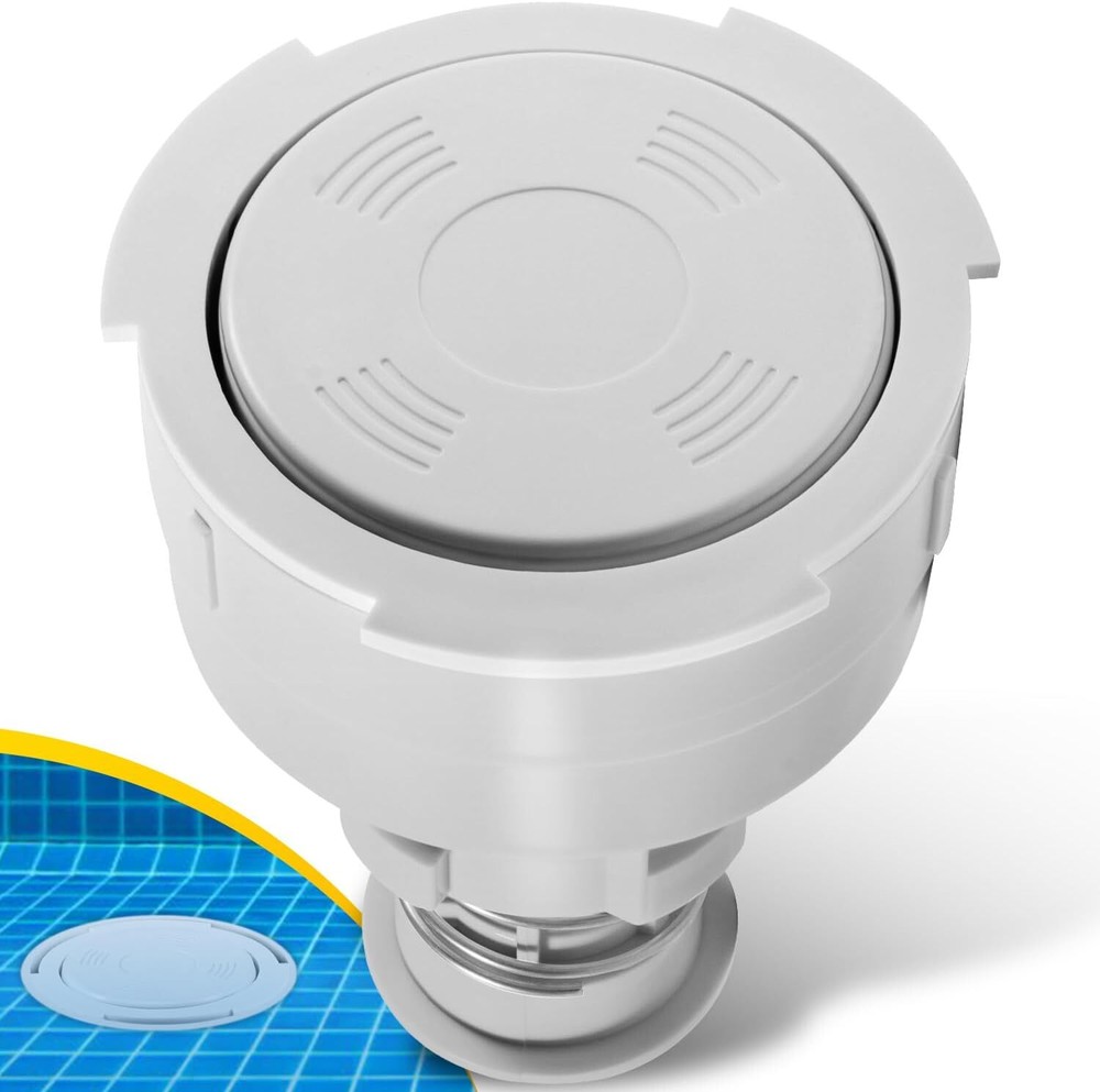 Rotating Head Nozzle Fits for PCC2000 in-Floor Cleaning System / White