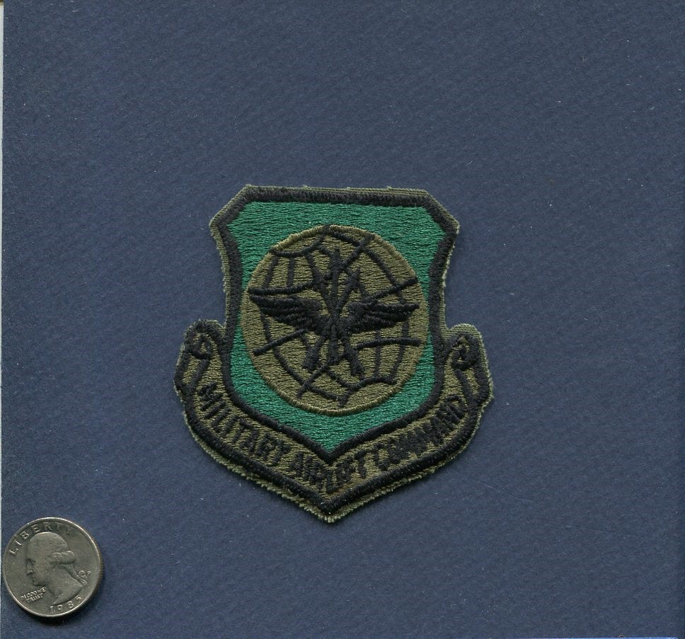 Original MAC MILITARY AIRLIFT COMMAND USAF Subdued Squadron Patch
