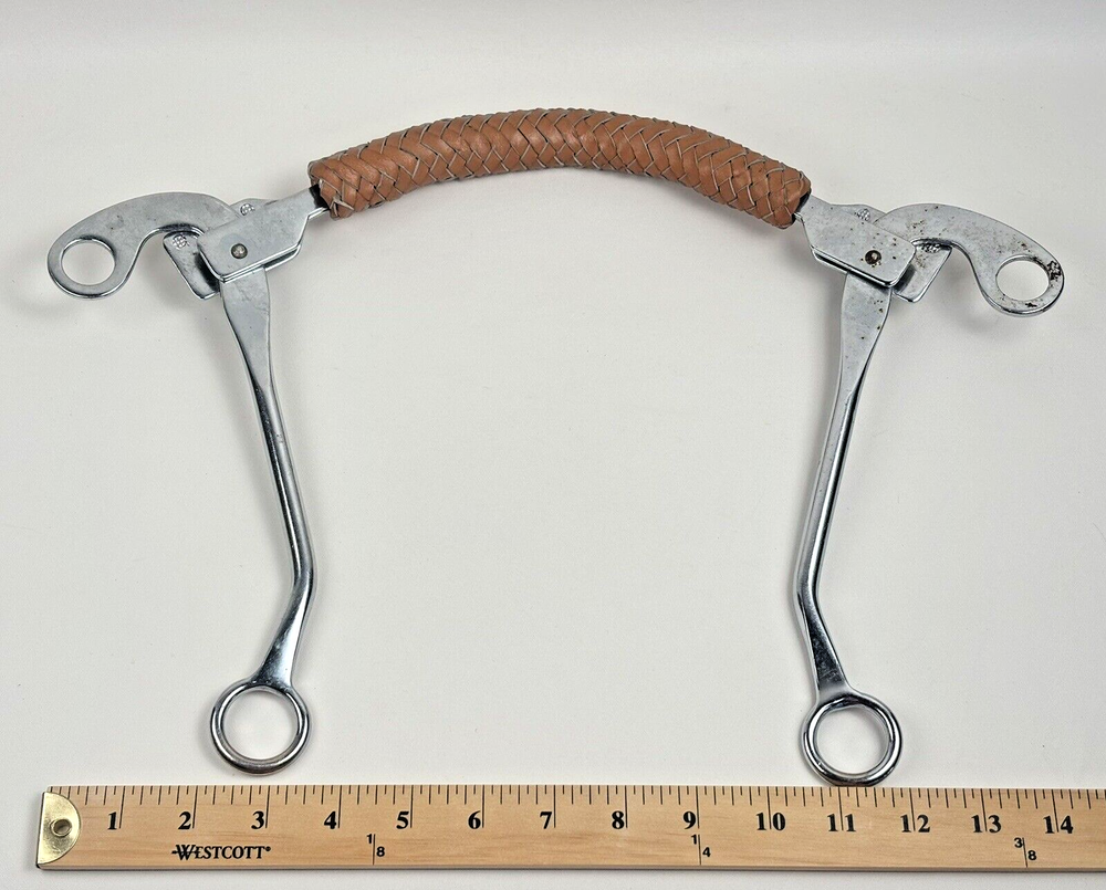 Western Braided Hackamore Bit Horse