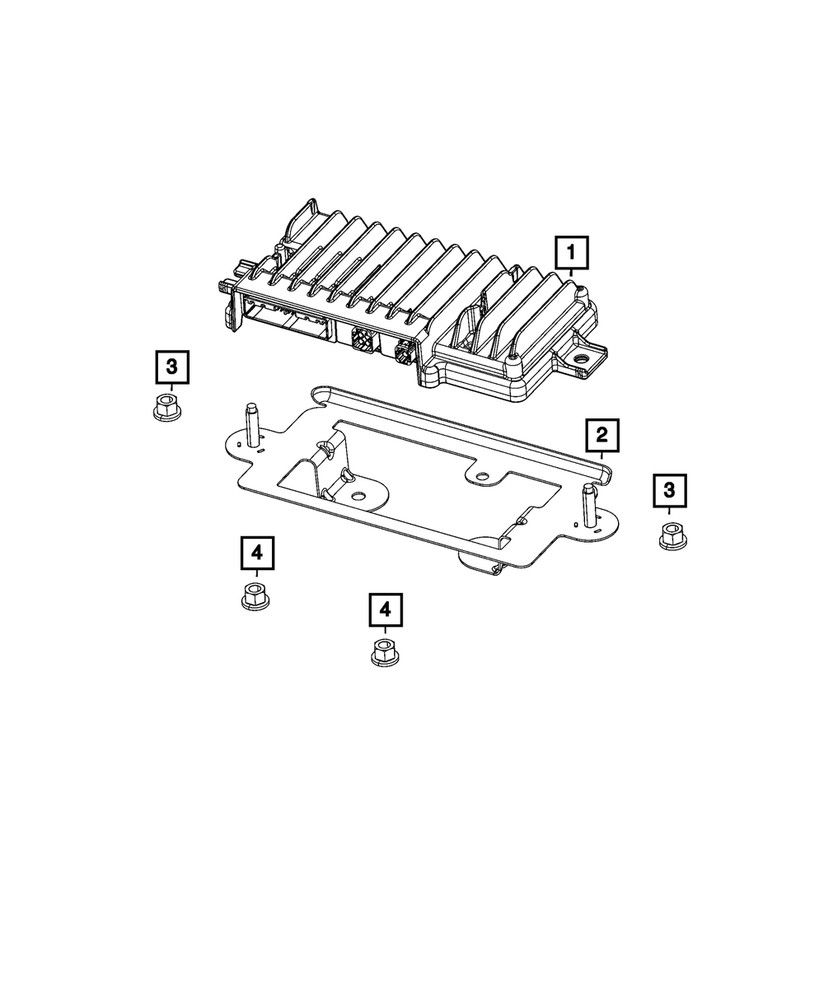 Genuine Mopar Park Assist Module 68594819AA