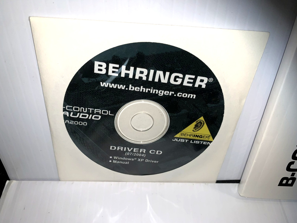 Behringer B-Control Audio & MIDI Control Interface BCA2000 w/ Manual & Driver CD
