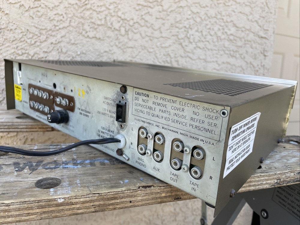 Electro-Voice E-V 1281 FM Stereo Receiver UNTESTED