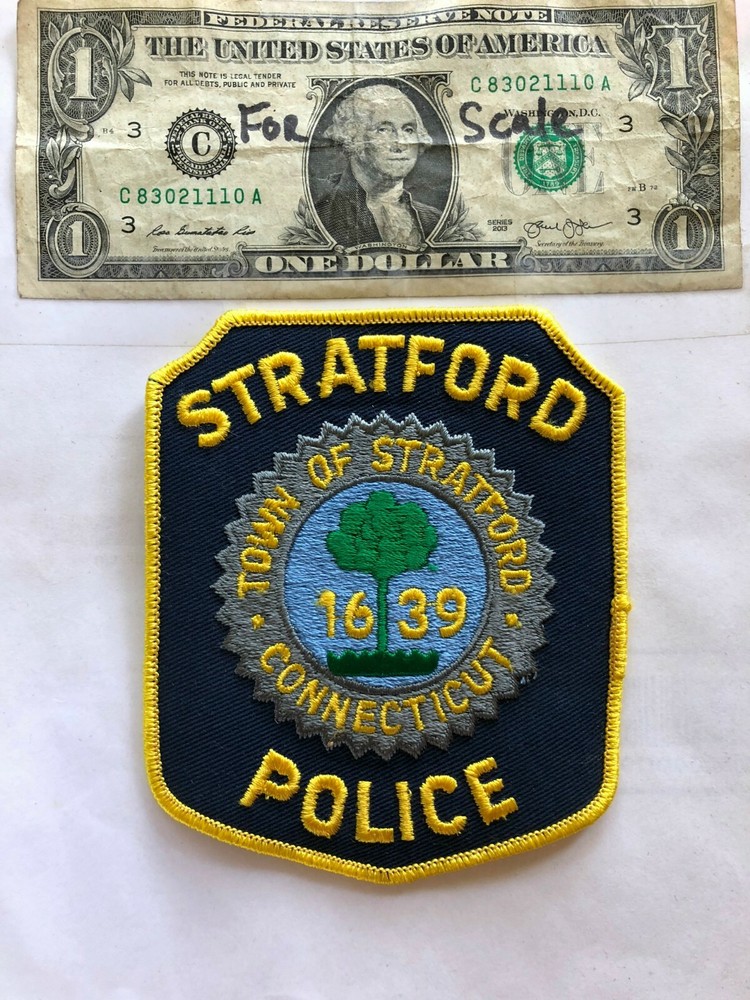 Stratford Connecticut Police Patch Un-sewn great shape