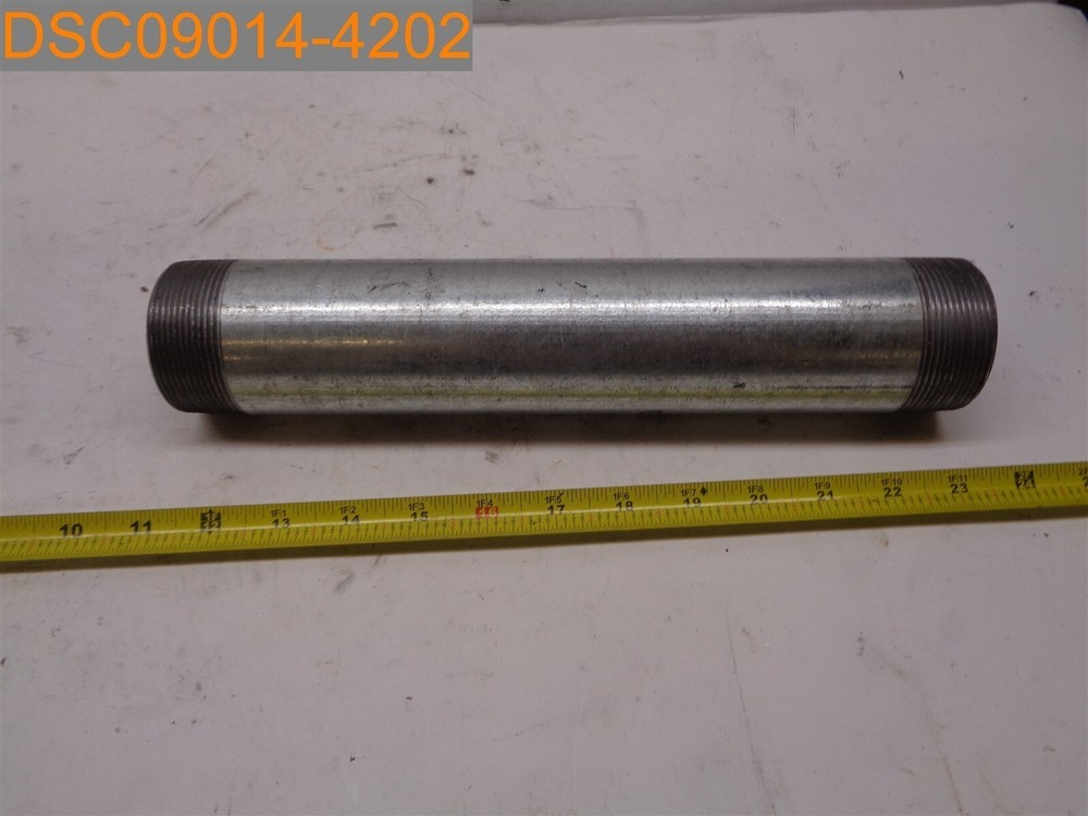 Everflow 2" x 12" Galvanized Pipe Nipple (Steel) NPGL2012