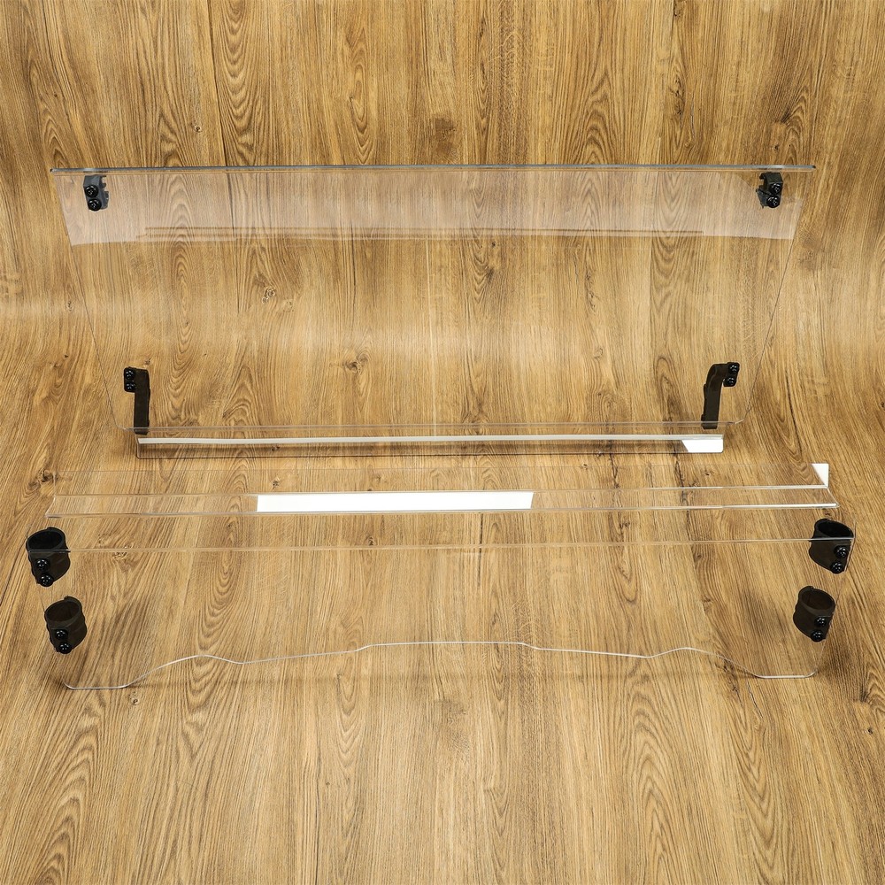 Clear UTV Flip Folding Front Windshield For Buck 200 / 400 New