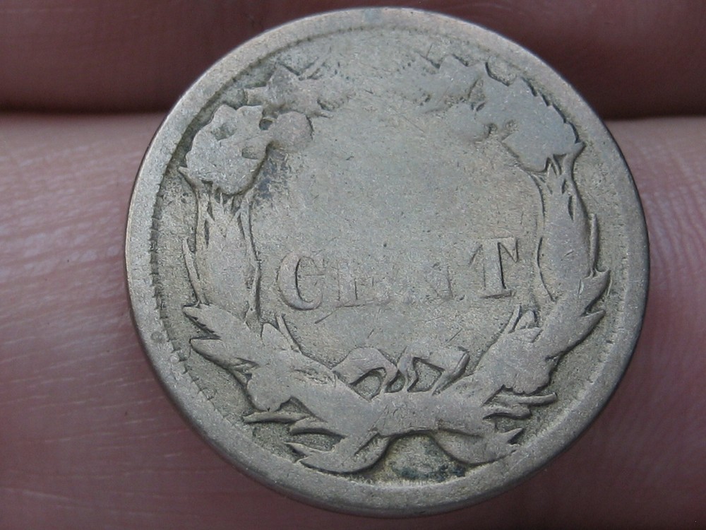 1858 Flying Eagle Penny One Cent- Small Letters, Lowball, PO1 Candidate?