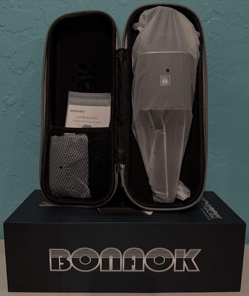 BONAOK Karaoke Microphone, Portable Wireless Bluetooth Mic System- BRAND NEW