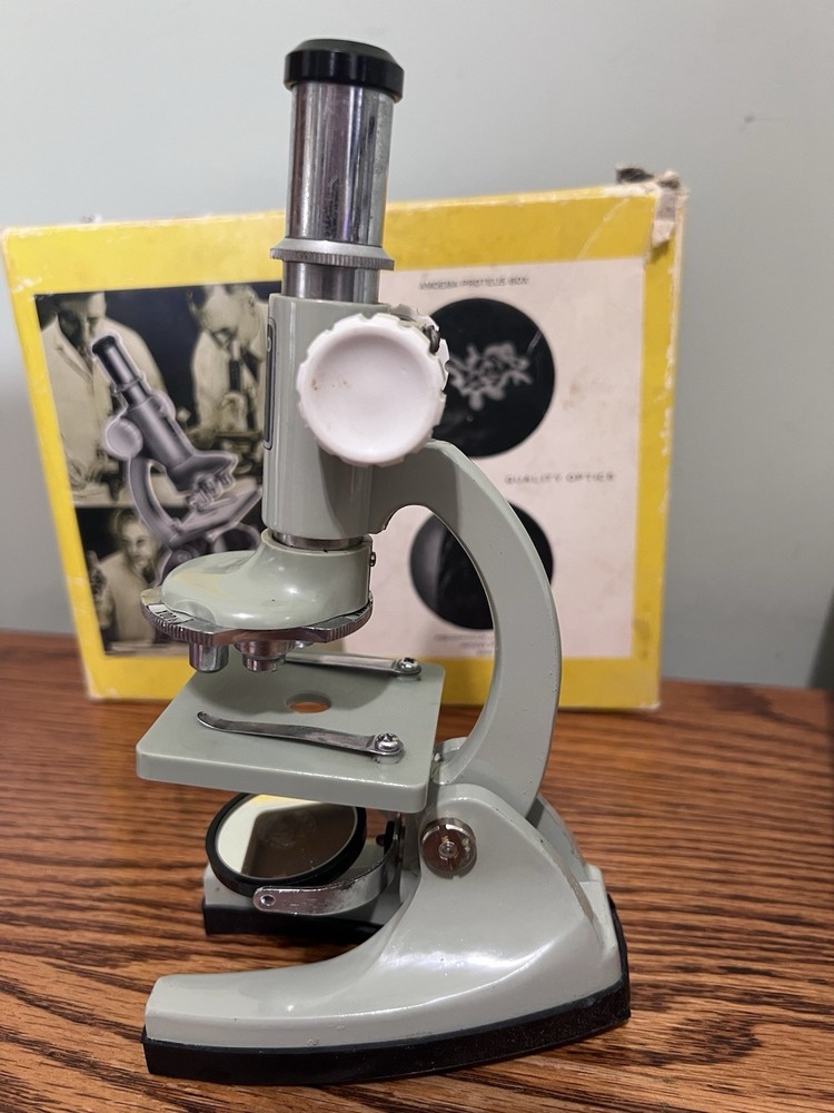 Vintage Tasco Microscope 300 x with Original Box