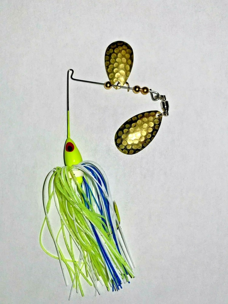 Custom Double Indiana Blade - Hammered Brass - Multiple Colors