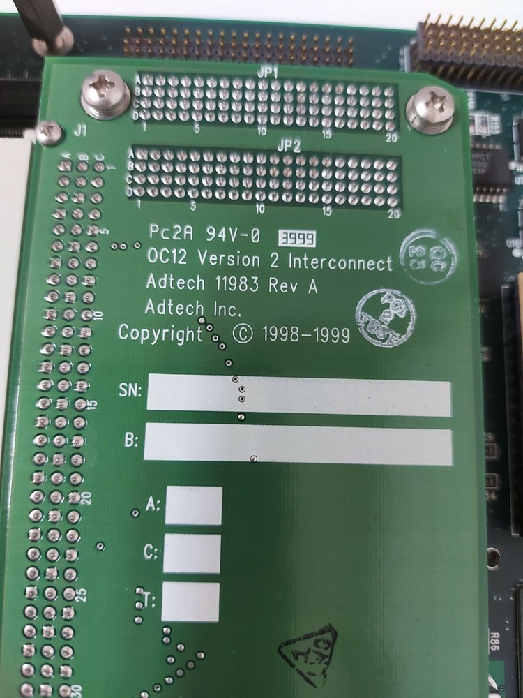 Spirent Adtech AX/4000 OC-3c/STM SIGNAL MODE INTERFACE