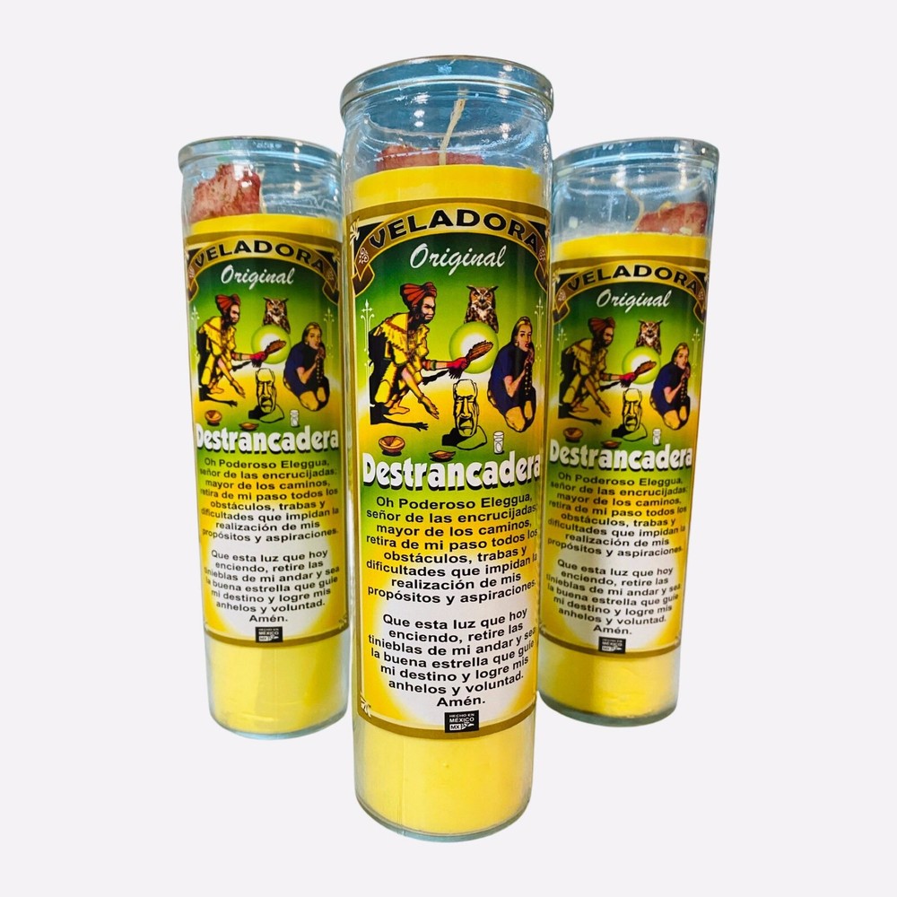 3xSet Destrancadera Veladora, Block Buster Fixed Candle, Remove Obstacles