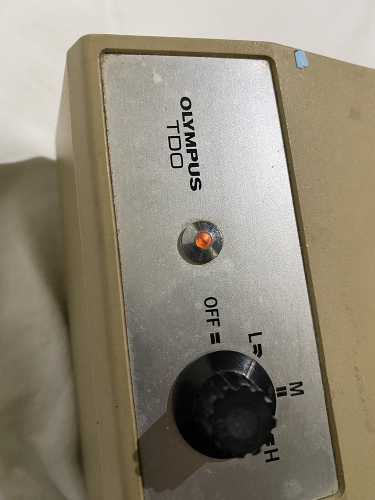 Olympus TDO Auxiliary Microscope Light Source And Lamp (broken)