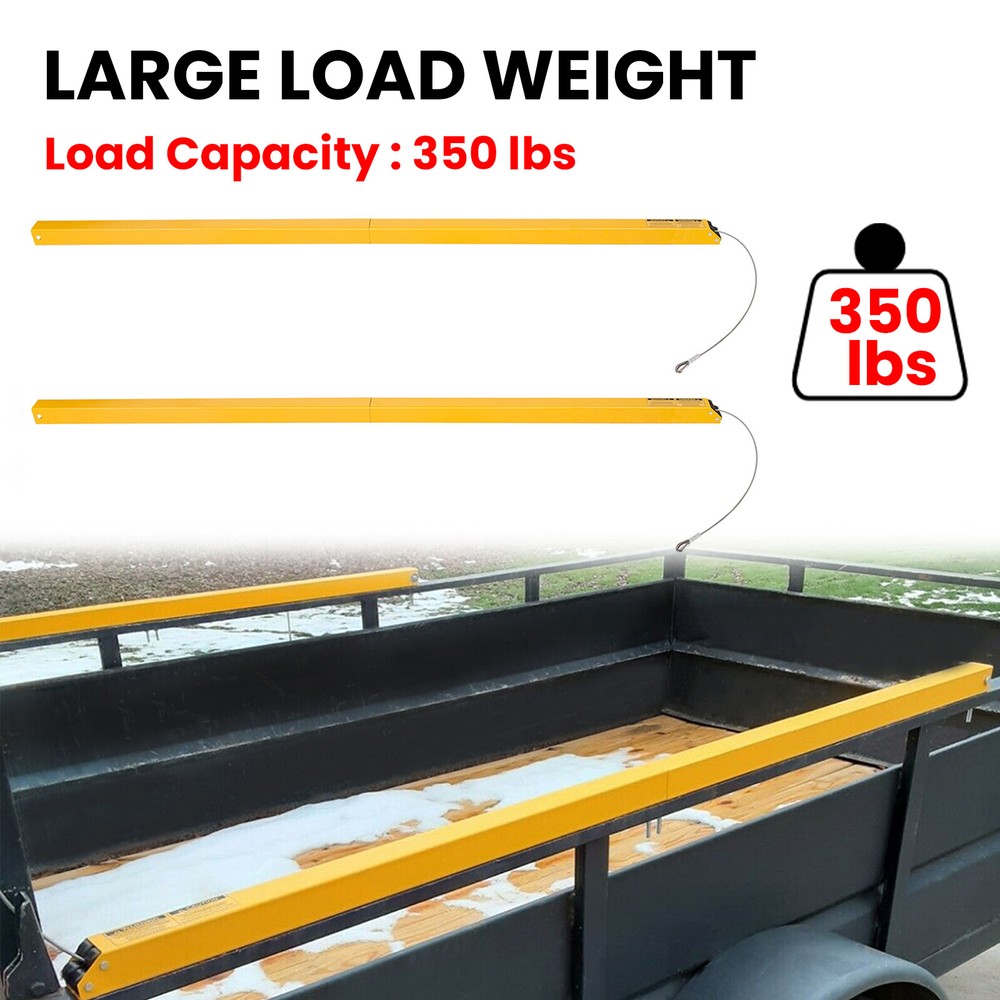KUAFU 2 Sided Tailgate Utility Trailer Gate & Ramp Lift Assist System