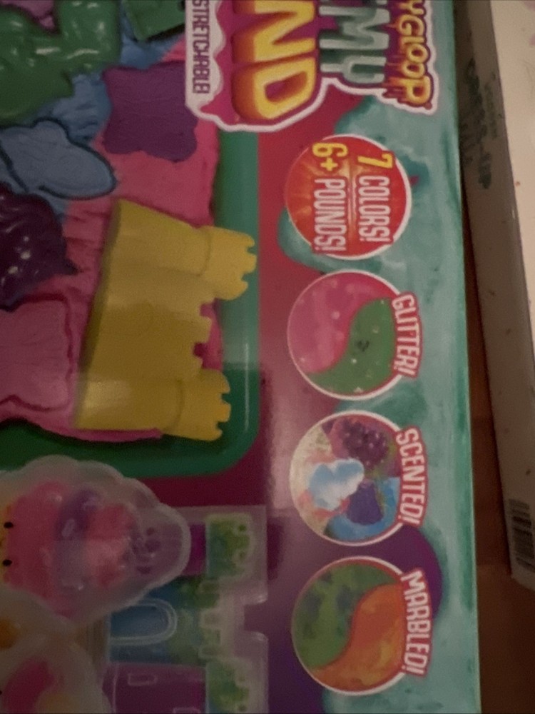 Slimy Gloop Slimy Sand Moldable & Stretchable 20 Pc Sensory Sand Playset Gift