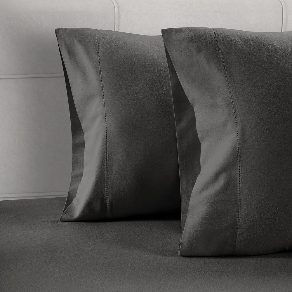 King Size Soft Pillowcase Set of 2 (Cool & Smooth 1000 Thread Count Saran Wrap)