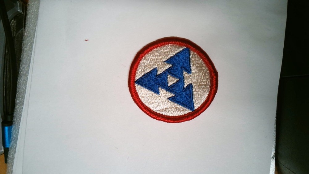 MILITARY PATCH SEW ON COLORED US ARMY 3RD COSCOM CORPS SUPPORT COMMAND