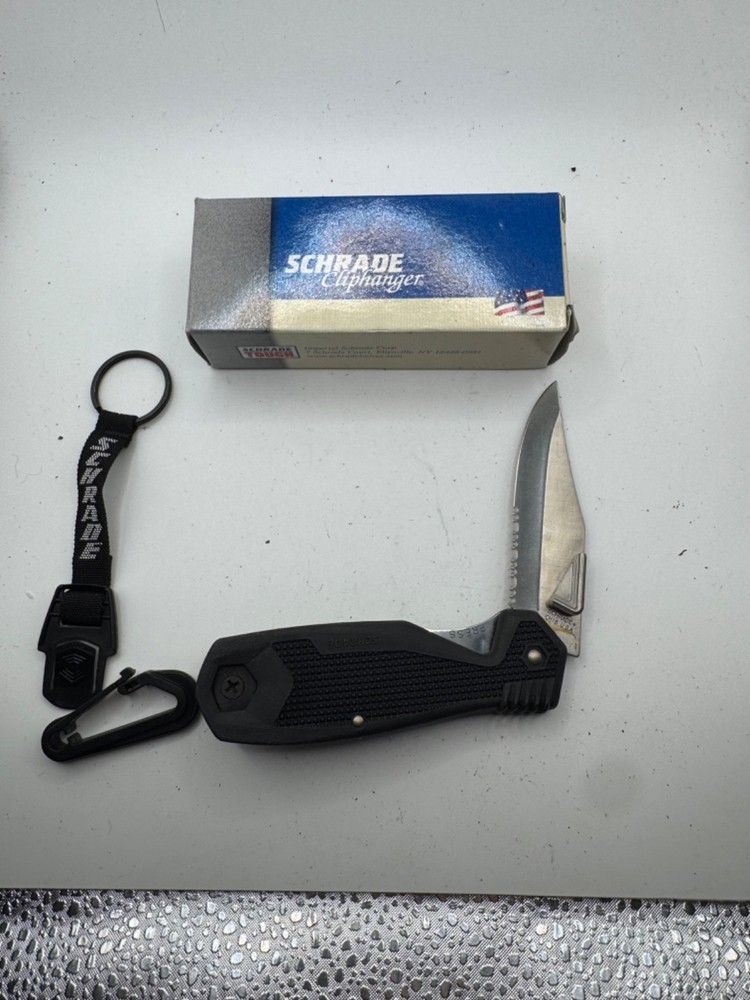 Vintage Schrade Cliphanger NEW With Original Box