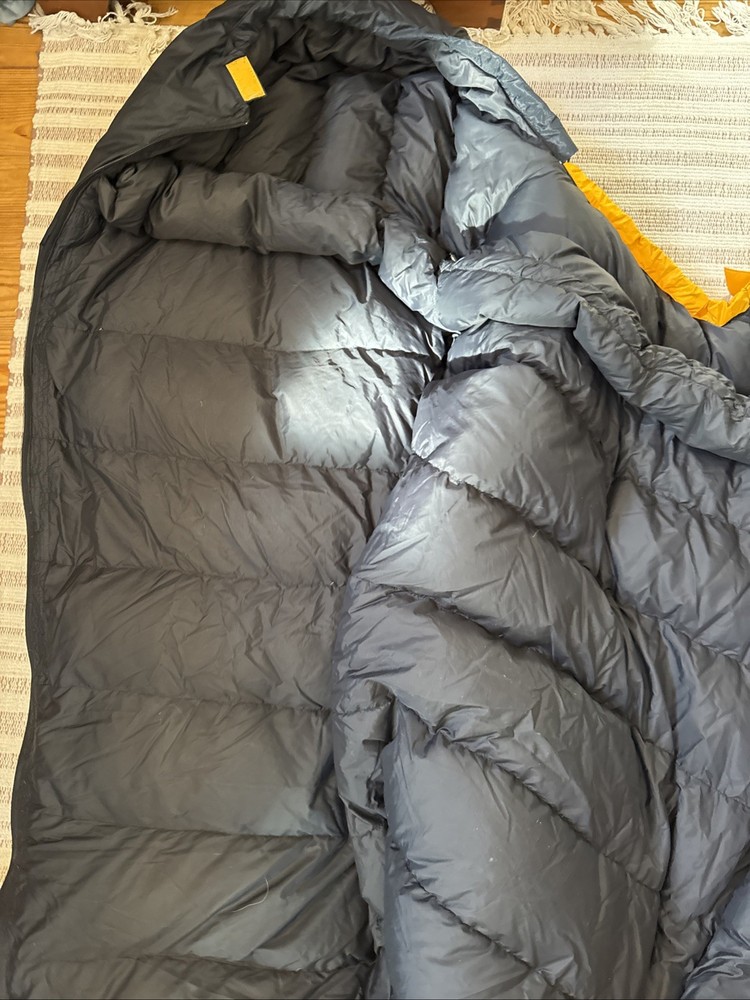 Midwest Mountaineering Down Filled Sleeping Bag. EUC
