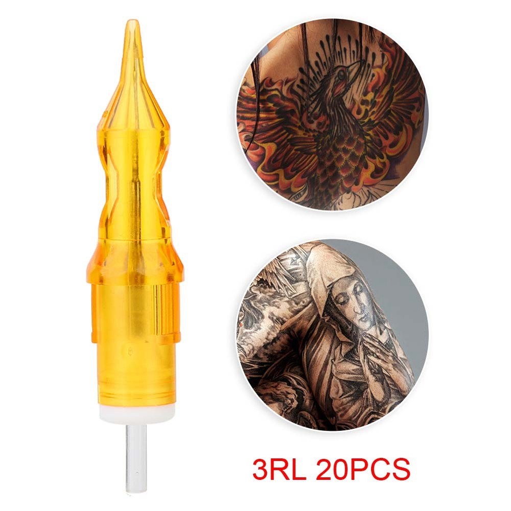 20Pcs/Set Disposable Eyebrow Tattoo Cartridge Needles Microblading Needle RL