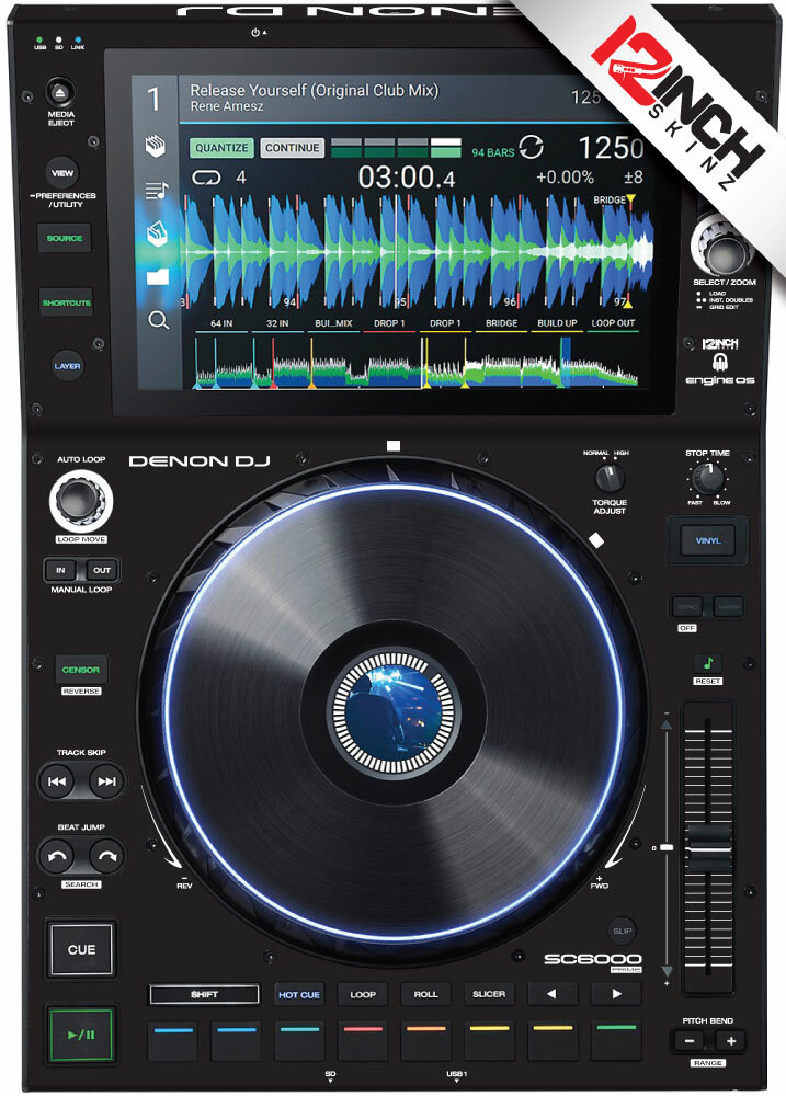 Denon SC6000/6000M Skin (Pair) Black