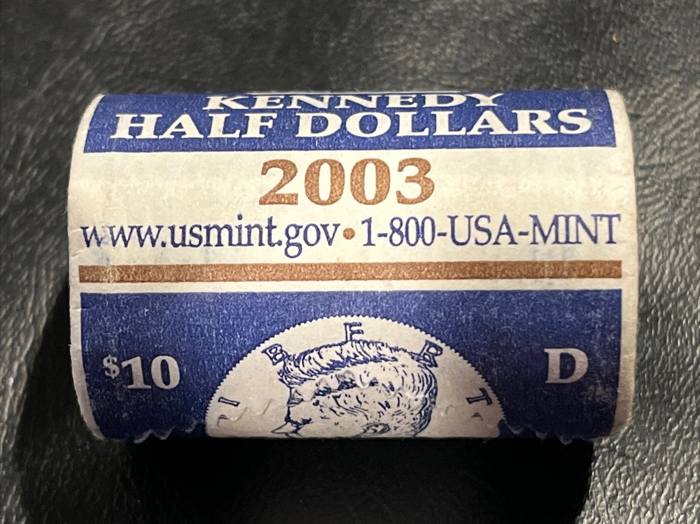 2003D 2003 D Kennedy Half Dollar from Mint Roll Uncirculated BU UNC