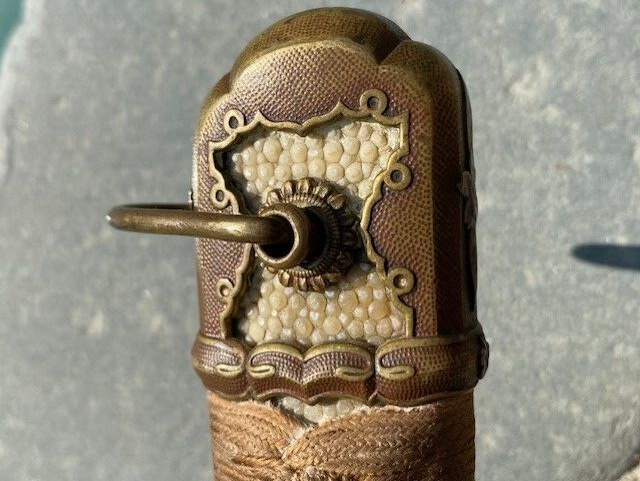 Signed Vintage Japanese Officer Sword with Sheath