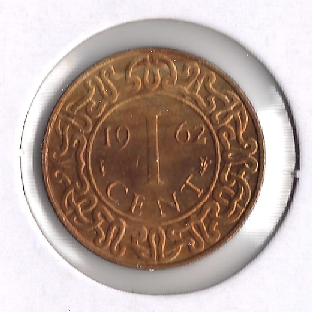 Coin Suriname 1 Cent 1962 KM11