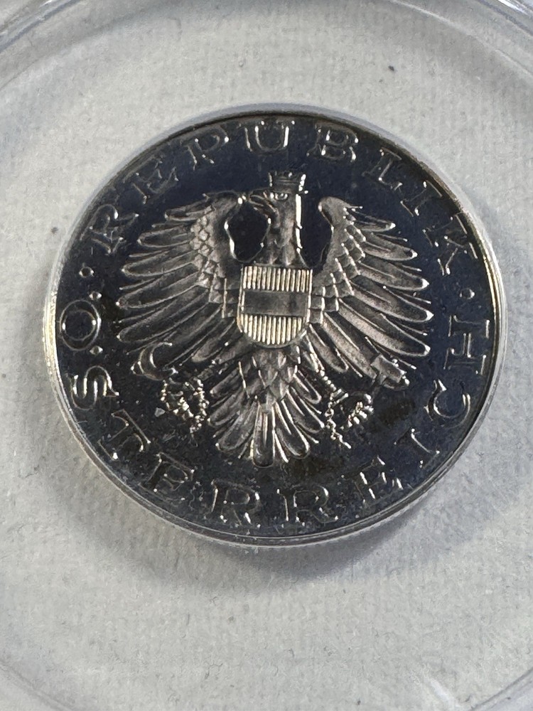 1982 Austria 10 Schilling Proof Graded PR 68 DCAM by ANACS