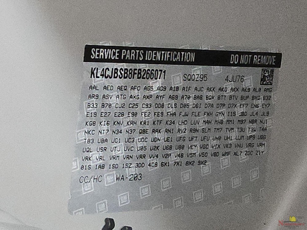 2015 Buick Encore Temperature Controls