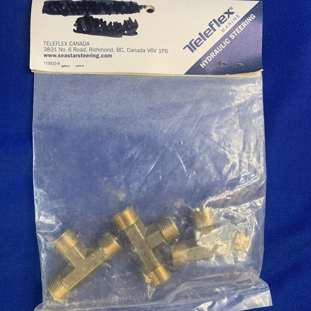 Teleflex Hydraulic Steering Tee Fitting