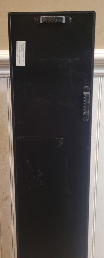 Baseball Bat Display Case Wall Mount Vertical Or Horizontal with Glass Door.