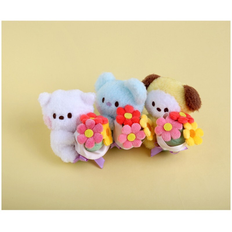 BTS BT21 Official PLUSH Keyring [BOUQUET]