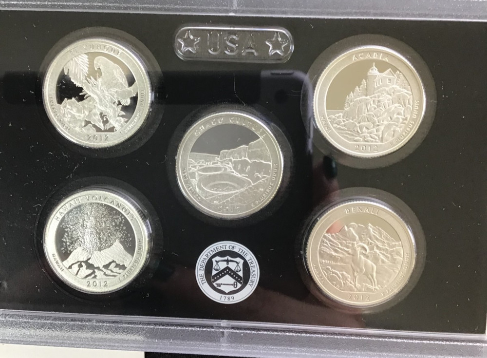2012 Silver Proof Set U.S. Mint Original Government Packaging w/ COA