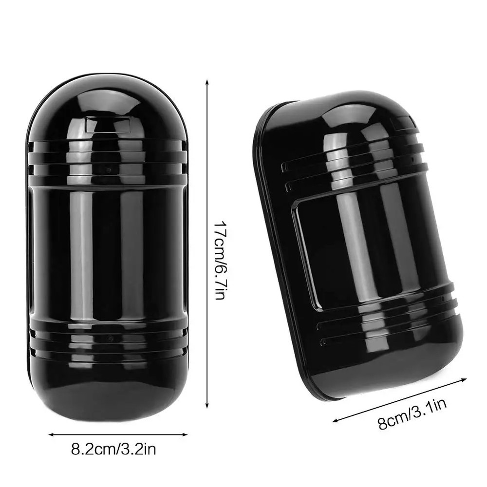 Invisible Beam Barrier Active Detection Digital Pulse Infrared Sensor 100m Alarm