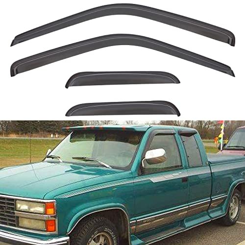 Smoke Window Visors Compatible with 1988-2000 C10