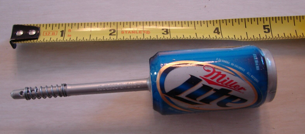 Miller Lite Beer Can  Fishing  Bobber