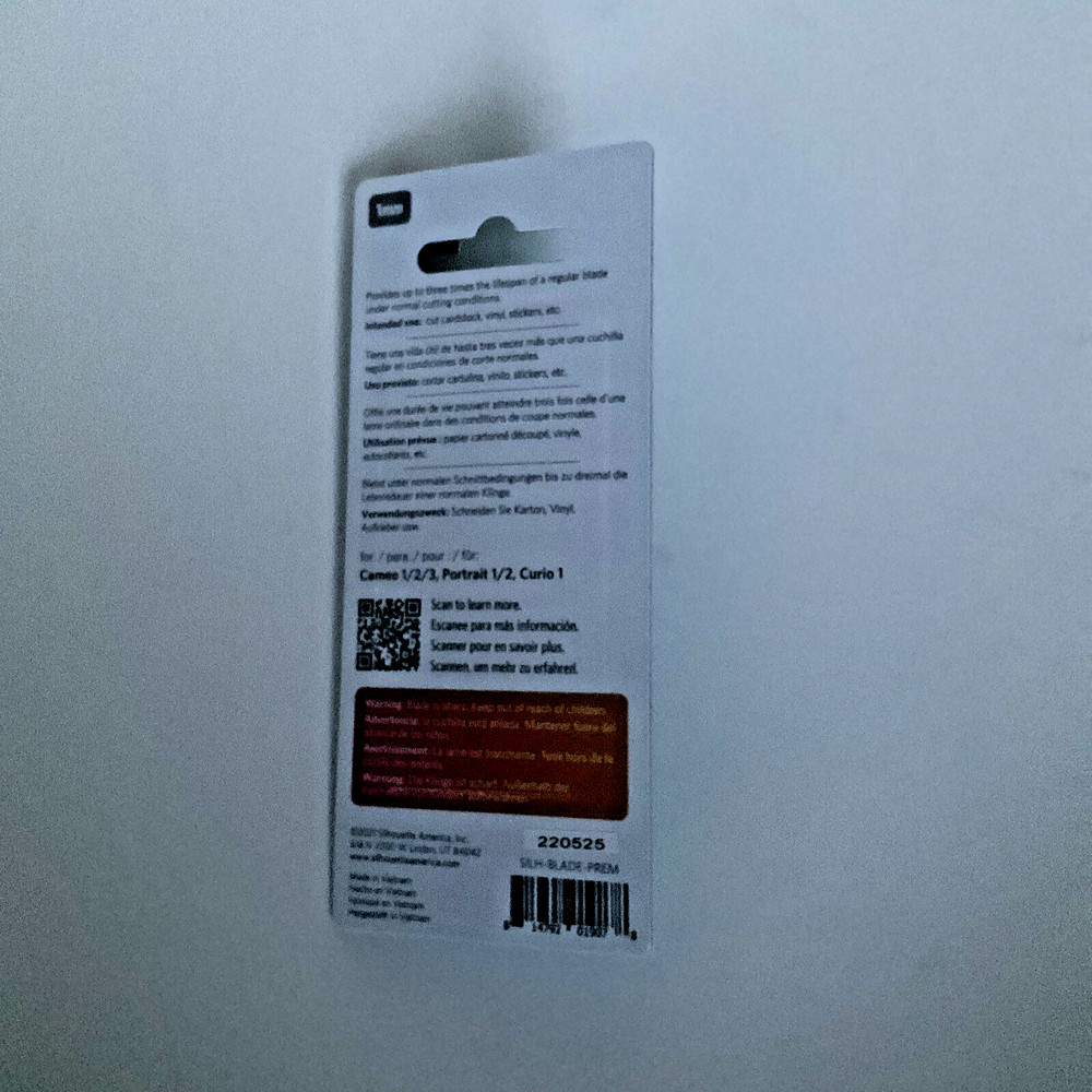 Silhouette Premium Blade Cameo Curio Unopened Cutting Tool