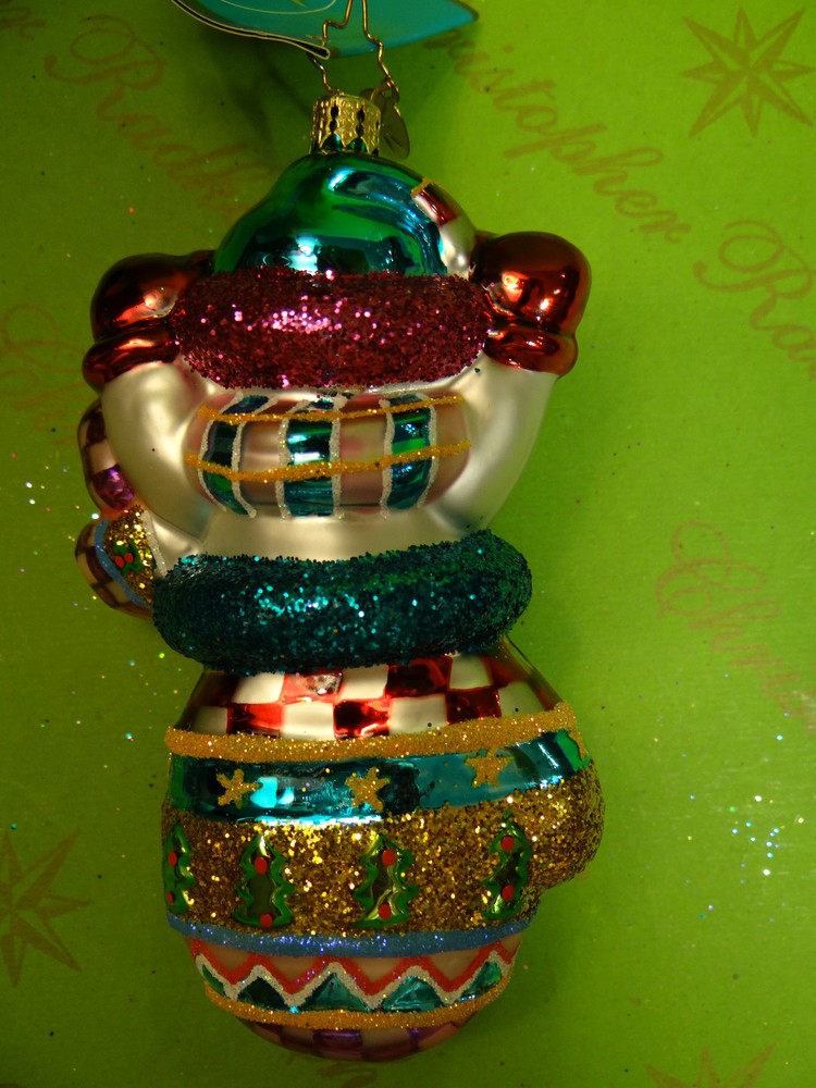 Christopher Radko Snowpatch Holidays Glove Glass Ornament
