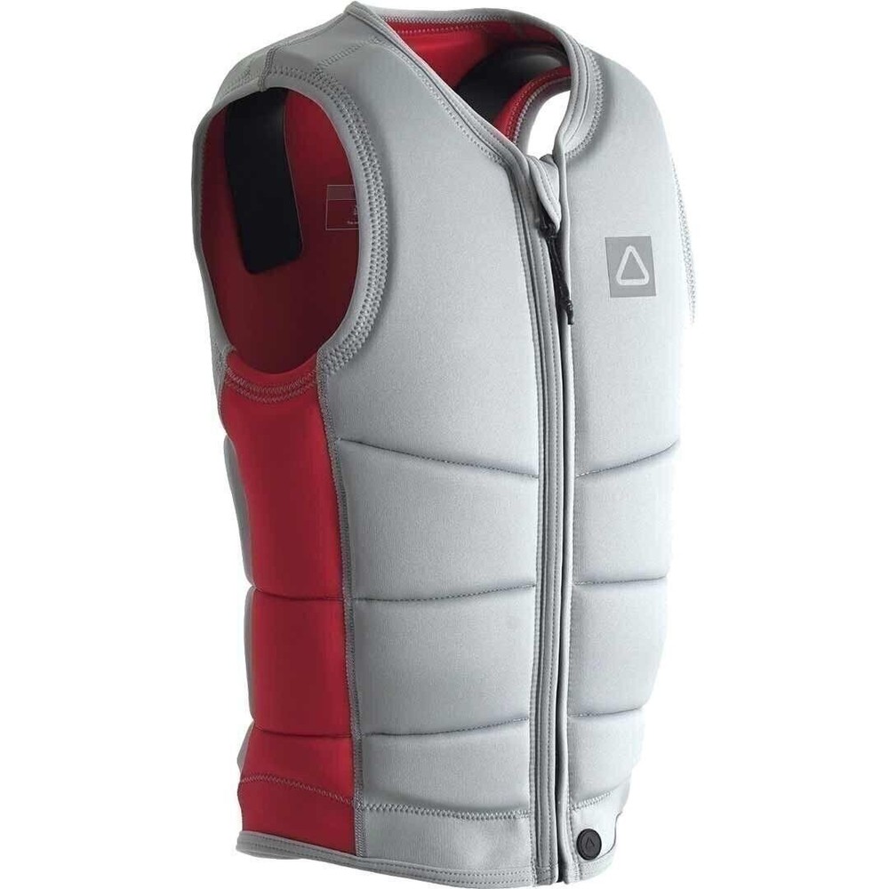 Follow Corp Comp Vest - Light Grey/Red