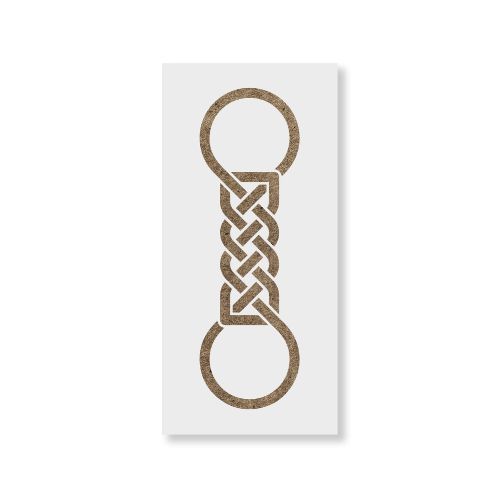 Celtic Knot Stencil - Durable & Reusable Mylar Stencils