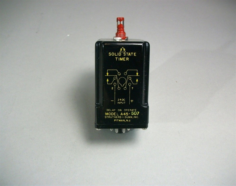 Struthers Dunn DM-568 Solid EV-3633 State A45-507 Timer Relay