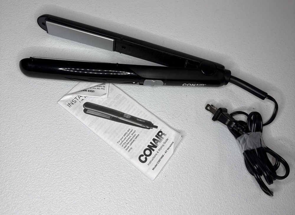 Conair Instant Heat 1″ Flat Iron Ceramic Plates – Open Box