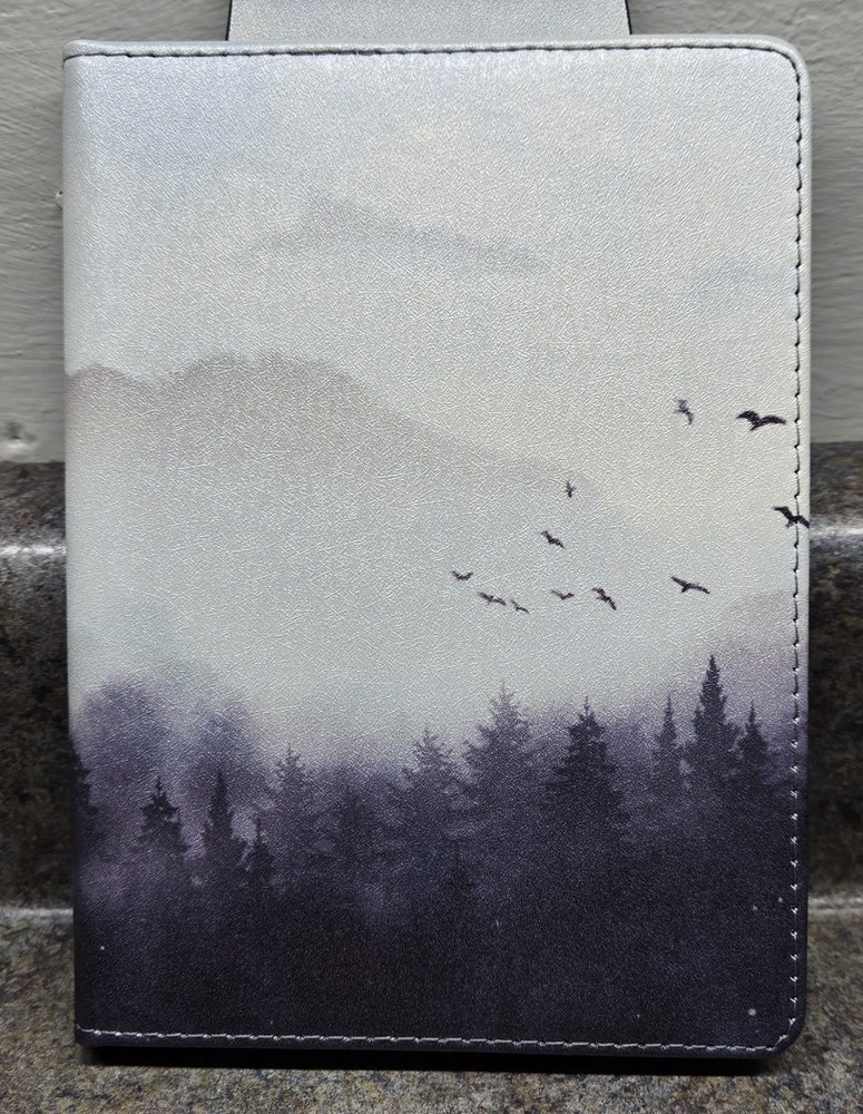 Stand Case For 6 Inch Kindle - Misty Forest