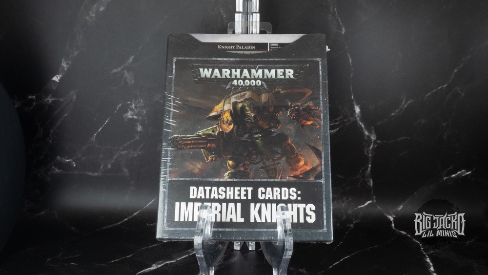 Imperial Knights Datasheet Cards Sealed OOP Warhammer 40K